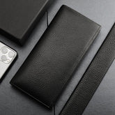 Wallets - Elevation Long Leather Wallet - Priom - AEVEAx